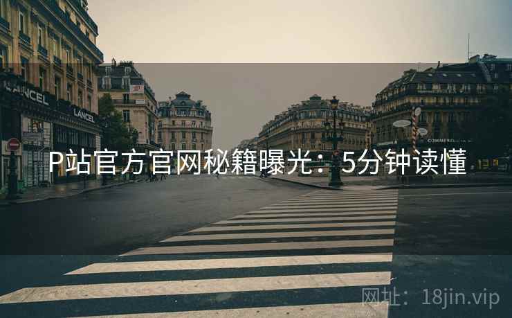 P站官方官网秘籍曝光：5分钟读懂