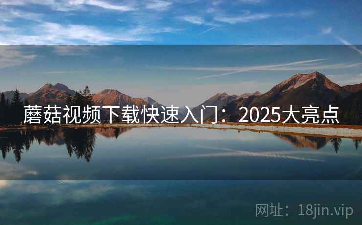 蘑菇视频下载快速入门：2025大亮点